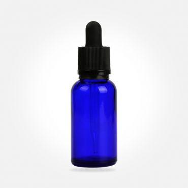 電子タバコ用 スポイト ガラス ブルー 空ボトル 30ML